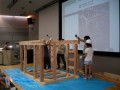 夏休み！親子deセミナー　木の家を建ててみよう！　～ミニチュアハウスのフレームキットで実際に体験～　2009年8月23日